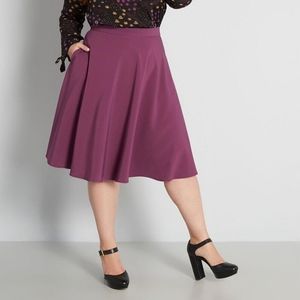 Modcloth Just This Sway aline skirt M NWT